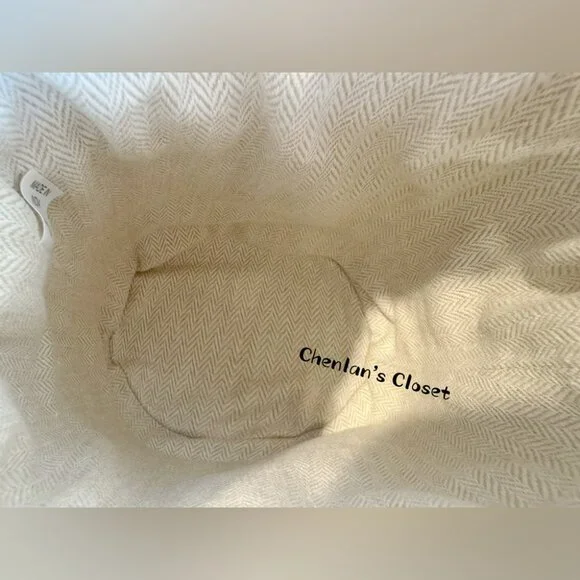 Tory Burch Emerson Woven Mini Bucket Bag Black With Gold Hardware - Picture 10 of 13